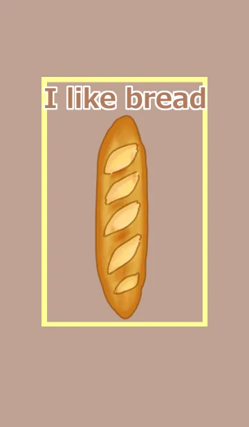 [LINE着せ替え] I like bread.の画像1