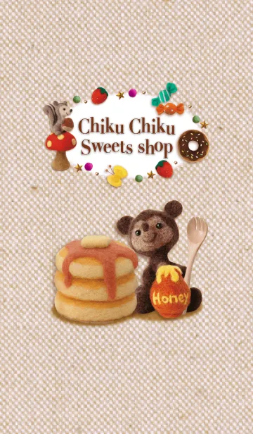 [LINE着せ替え] チクチク スイーツショップの画像1