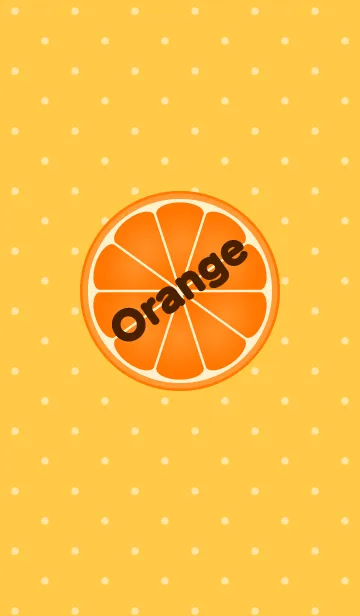 [LINE着せ替え] オレンジの画像1