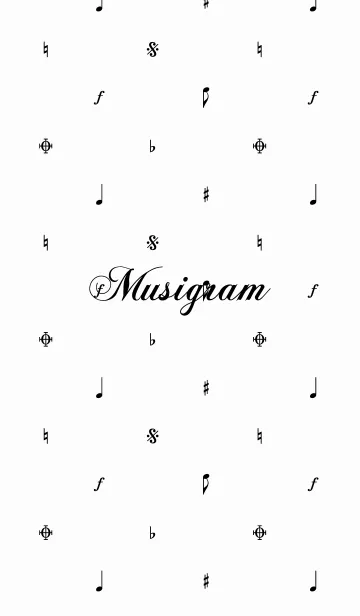 [LINE着せ替え] Musigramの画像1