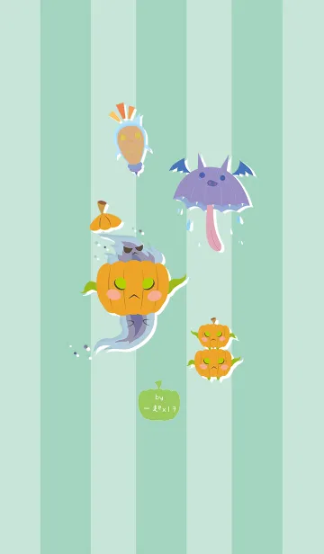 [LINE着せ替え] The monster pumpkin and friendsの画像1