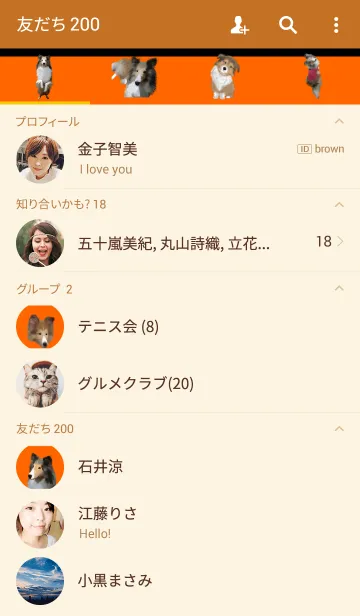 [LINE着せ替え] シェットランドシープドッグ1の画像2