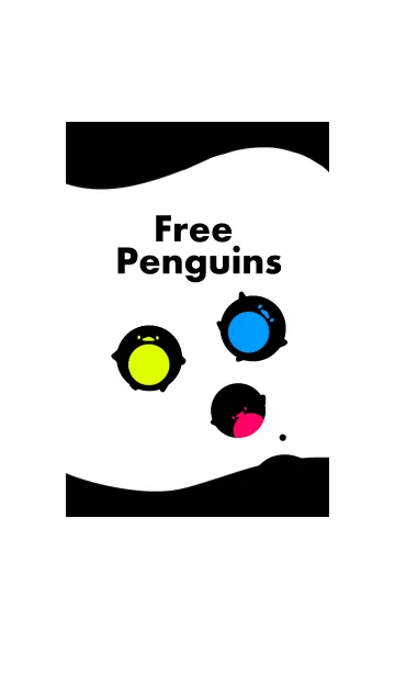 [LINE着せ替え] フリーペンギンズの画像1
