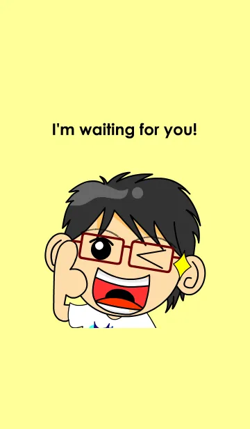 [LINE着せ替え] I'm waiting for youの画像1