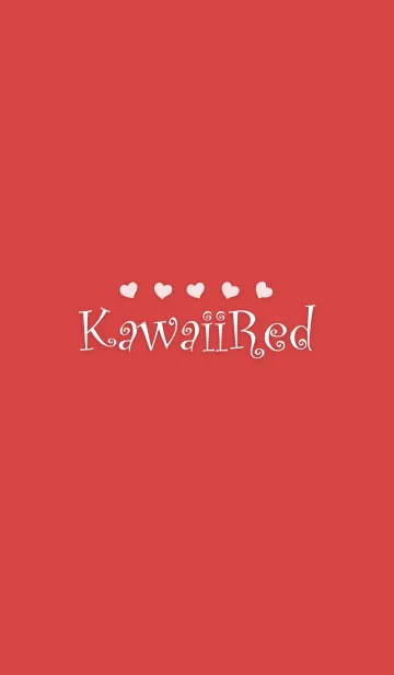 [LINE着せ替え] ＊＊Kawaii Red＊＊の画像1