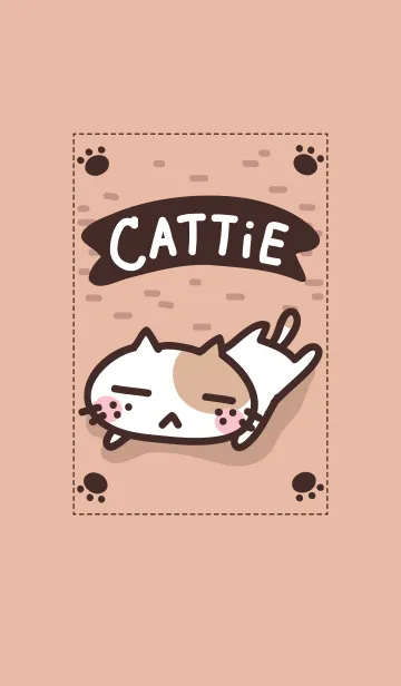 [LINE着せ替え] Cattie brownの画像1