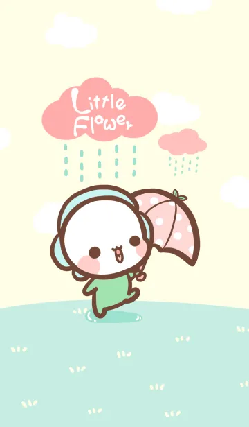 [LINE着せ替え] littleflower-After rain comes sunshineの画像1