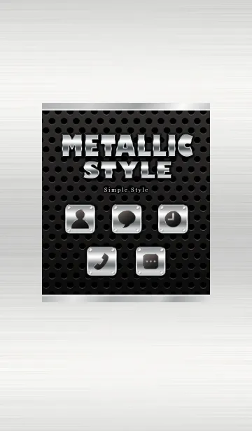メタリック調〜METALLIC STYLE〜の着せ替えメイン画像