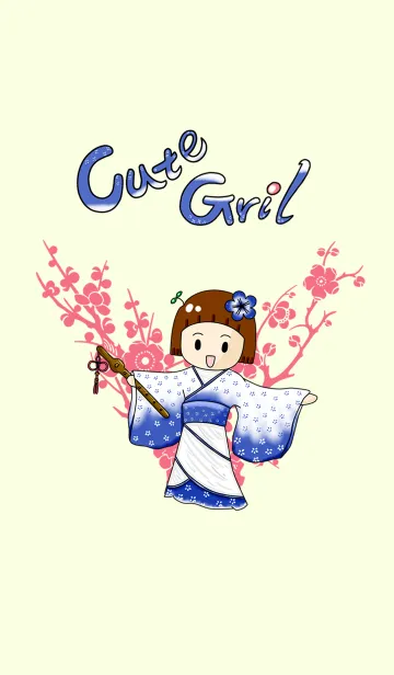 [LINE着せ替え] Cute Grilの画像1