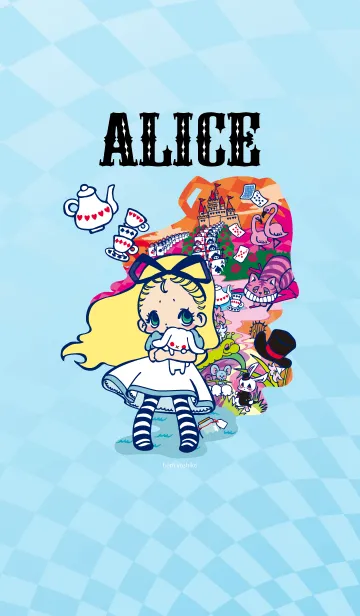 [LINE着せ替え] アリスの冒険の画像1