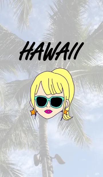 [LINE着せ替え] HAWAIIの画像1