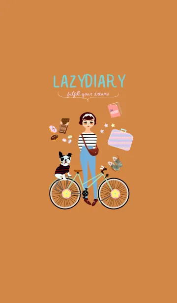 [LINE着せ替え] Lazy Diaryの画像1