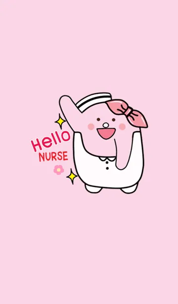 [LINE着せ替え] NURSE BEARの画像1