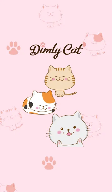 [LINE着せ替え] dimly catの画像1