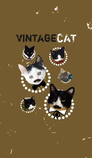 [LINE着せ替え] VINTAGE CATの画像1