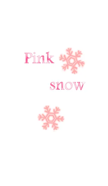 [LINE着せ替え] Pink snowの画像1
