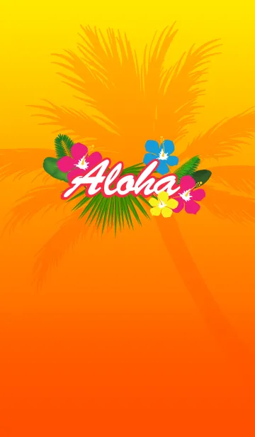 [LINE着せ替え] Alohaの画像1