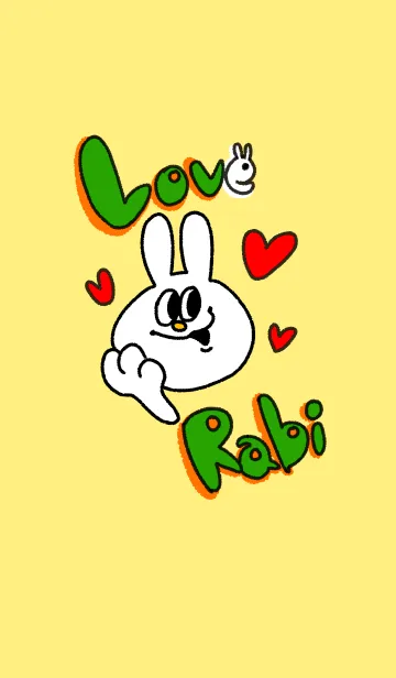 [LINE着せ替え] ラブラビの画像1