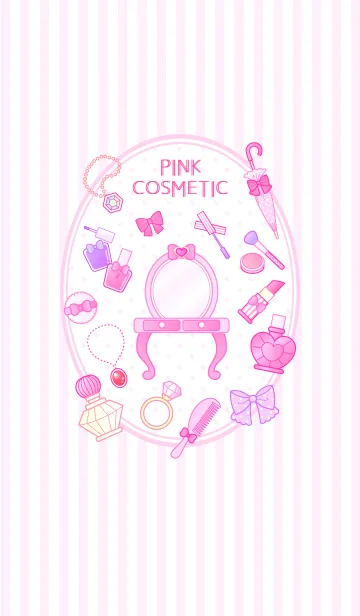 [LINE着せ替え] Pink Cosmetic！の画像1