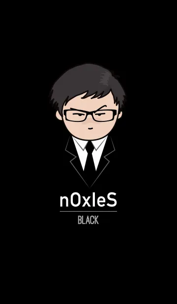 [LINE着せ替え] nOxIeS Blackの画像1