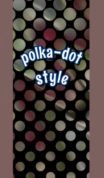 [LINE着せ替え] polka-dot style ( 水玉模様 )の画像1