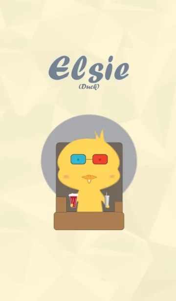 [LINE着せ替え] エルシー (アヒル)の画像1