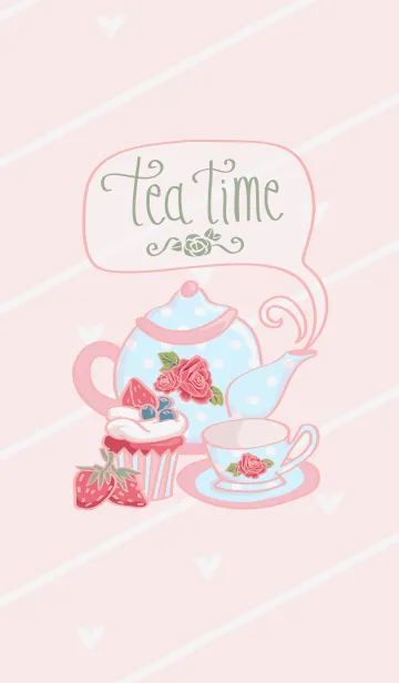 [LINE着せ替え] Tea Timeの画像1