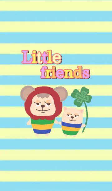 [LINE着せ替え] little friends (avery＆brooke)の画像1