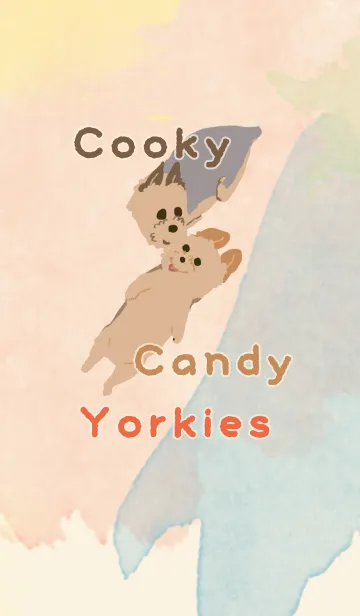 [LINE着せ替え] もっとヨーキー！Cooky＆Candyのテーマの画像1