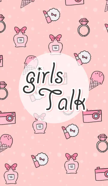 [LINE着せ替え] girls Talk.の画像1