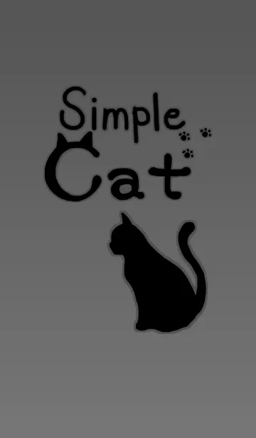 シンプルねこのLINE着せ替え