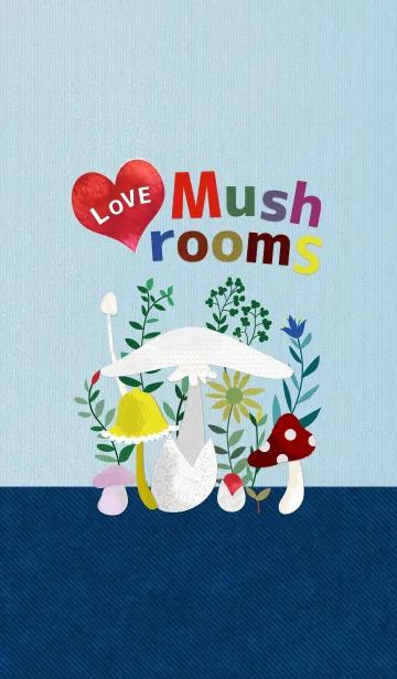 [LINE着せ替え] Love mushrooms キノコスキーの画像1