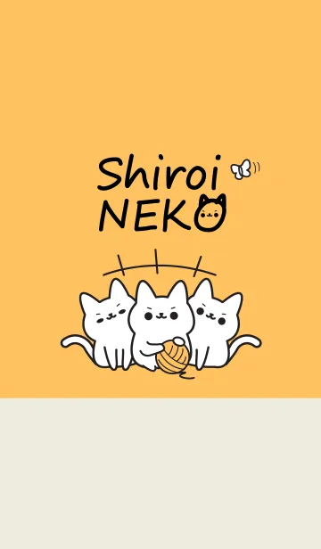 [LINE着せ替え] Shiroi NEKOの画像1