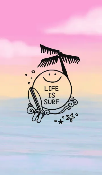 [LINE着せ替え] LIFE IS SURFの画像1