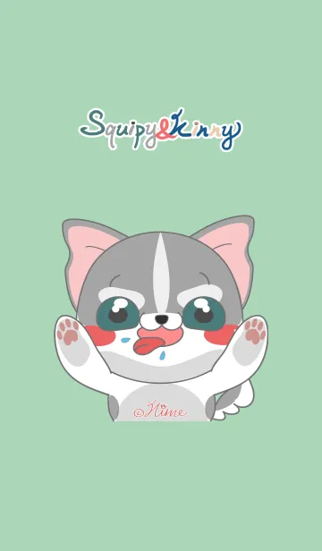 [LINE着せ替え] Hello~I am Squipy-Huskyの画像1