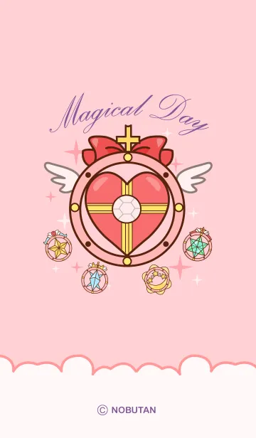 [LINE着せ替え] Magical Pink Dayの画像1