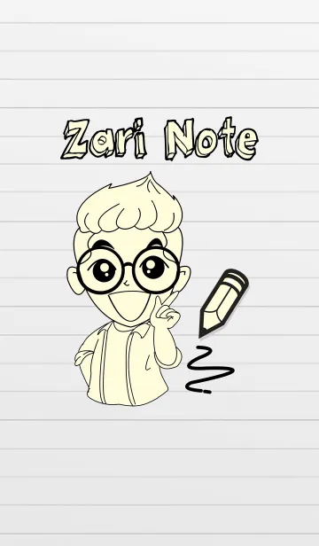 [LINE着せ替え] Zari Noteの画像1