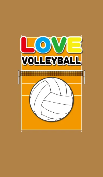 [LINE着せ替え] Love Volleyballの画像1