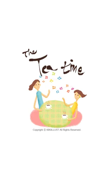 [LINE着せ替え] The tea timeの画像1