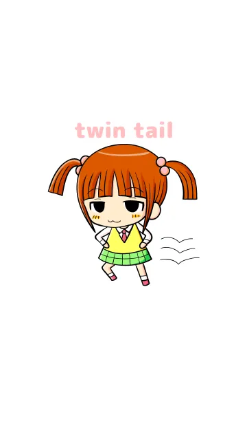 ツインテールちゃんの着せ替えメイン画像