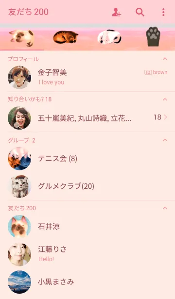 [LINE着せ替え] すやすや子ネコの画像2