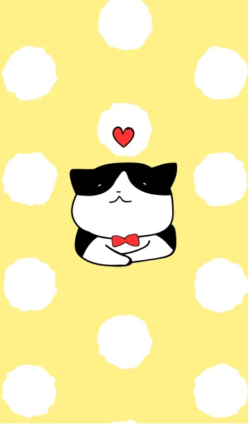 はちわれにゃんこのLINE着せ替え