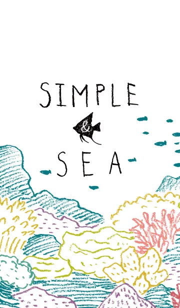 [LINE着せ替え] SIMPLE ＆ SEAの画像1