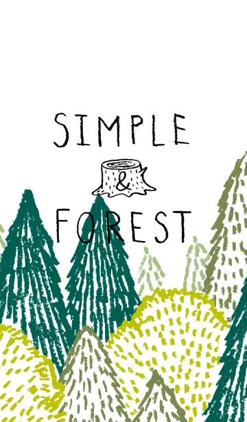 [LINE着せ替え] SIMPLE ＆ FORESTの画像1