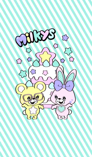 [LINE着せ替え] Milkysの画像1