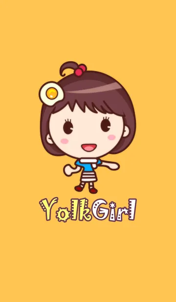 [LINE着せ替え] 卵黄ガール日光パークの画像1