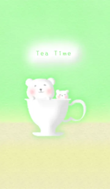 [LINE着せ替え] ハートフルな着せ替え Tea timeの画像1