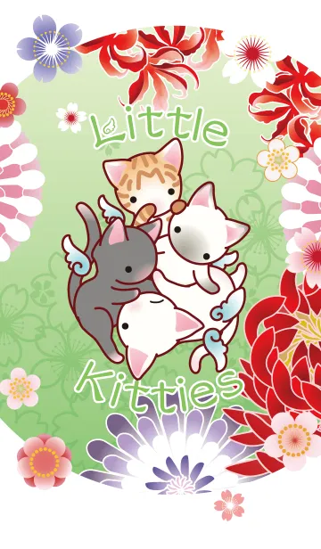 [LINE着せ替え] つばさとしっぽ（ちび猫たち）修正版の画像1