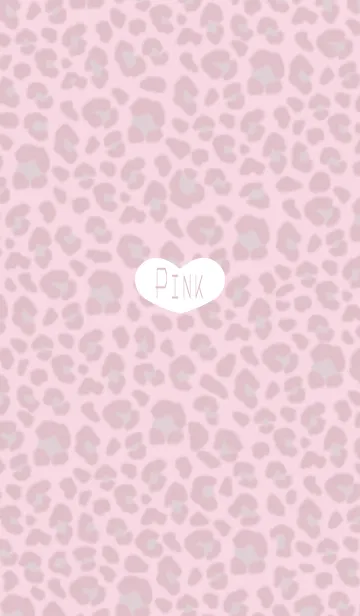 ピンクのヒョウ柄着せ替えのLINE着せ替え