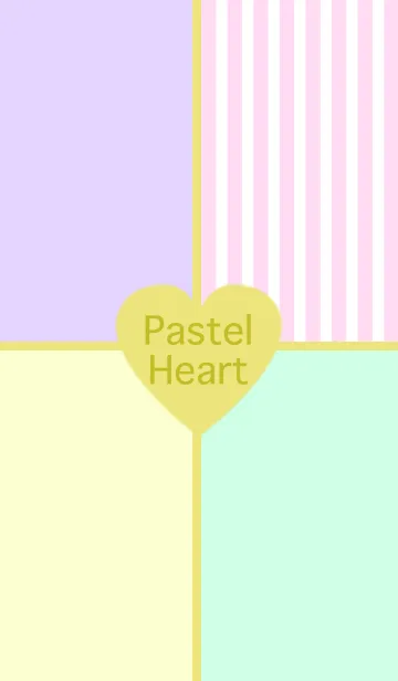 [LINE着せ替え] Pastel Heart♥の画像1